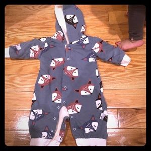 Girls/boys Infant winter bunting suit